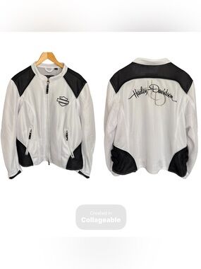 Harley-Davidson Women’s White Mesh Riding Jacket